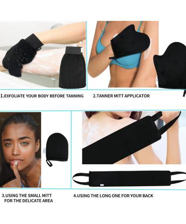 Tanning Glove Oiling Mitt Flocking for Cosmetic Lotion Body Self Tanners - Buy Online on GoSupps.com
