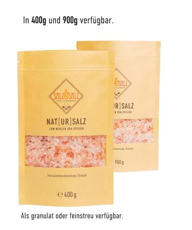 Premium Himalayan Salt Coarse & Fine 400g & 900g | Natural Rock Salt from Pakistan | Additive-Free Pink Crystal Salt for Mills & Connoisseurs - Buy Online on GoSupps.com