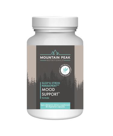 Mountain Peak Nutritionals Mood Support Formula - Supports Serotonin Levels - Hypoallergenic Dietary Supplement (90 Vegetarian Capsules) 90 Count (Pack of 1)