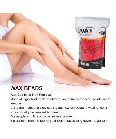 500g Rose Hard Wax Beads for Hair Removal - Unisex Wax Beans for Smooth Skin - Buy Online on GoSupps.com