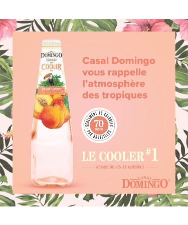Casal Domingo Peach Fantasy 24 Count Peach Fantasy 341 ml (Pack of 24) - Buy Online on GoSupps.com