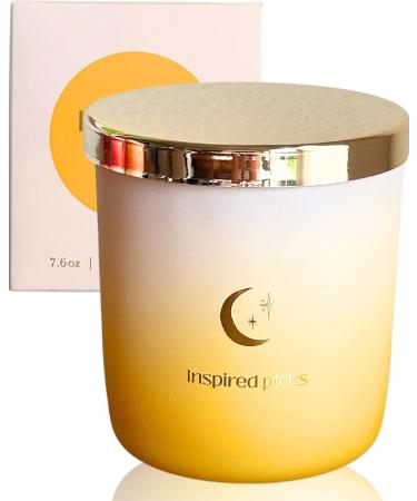 Uplift Spirits Candle Gift Set Green Gold Leaf & Wood Sage Yellow Gold Moon & Grapefruit Perfect International Shipping - Buy Online on GoSupps.com
