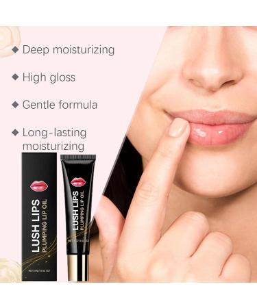 2PCS Moisturizing and Plumping Lip Oil Deeply Nourishes Provides Long-Lasting Hydration Reduces Lip Lines Improves Dry and Chapped Lips Leaves Lips Feeling Refreshed and Non-sticky - Buy Online on GoSupps.com