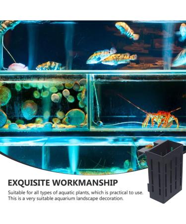 Angoily 4-Piece Hanging Aquarium Plant Holder - Decorative Stand for Potted Living Plants | Aquarium Decoration Accessories - Buy Online on GoSupps.com