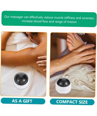 Clispeed Roller Ball Manual Massage Device | Handheld Muscle Massager & Essential Oil Globe | Perfect for Fitness & Relaxation - Buy Online on GoSupps.com