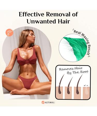 KOTAMU 450G Aloe Hair Removal Hard Wax Beads - Ideal for Thick & Stubborn Body Hair Leg Waxing - Buy Online on GoSupps.com