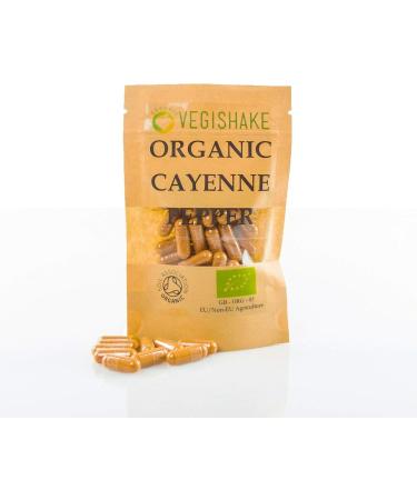 Organic Cayenne Pepper HPMC Capsules 900mg Supplements Fat Energy Burner Loss Diet Weight Satiety Management Vegan Halal Kosher (60 Capsules) 60 count (Pack of 1) - Buy Online on GoSupps.com