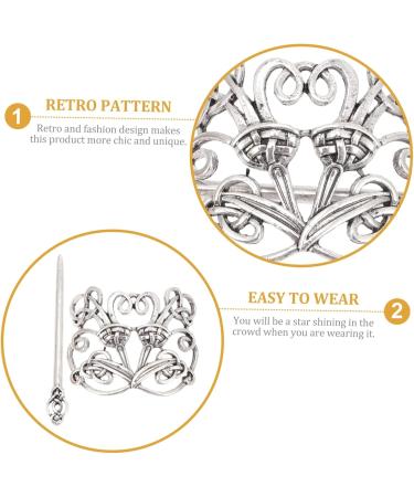 Mikinona Vintage Viking Hairpins Hair Pin Irish Hair Clips Viking Hair Jewelry Knot Hair Clips Retro Hairpin Hair Slide Barrettes Hair Slide with Stick Hair Barrettes Hair Accessories Alloy - Buy Online on GoSupps.com