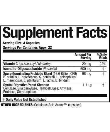 Syntol AMD Advanced Microflora - 500mg, 90 Capsules | Arthur Andrew Medical - Buy Online on GoSupps.com