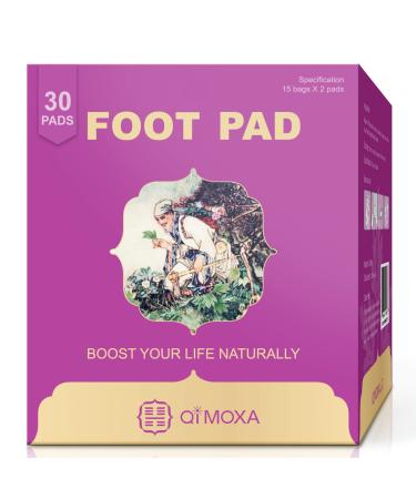 Natural Foot Pads-Patch for Fatigue & Sore-Improve Relaxation-Deep Cleansing Vital Energy Patches 30PCS