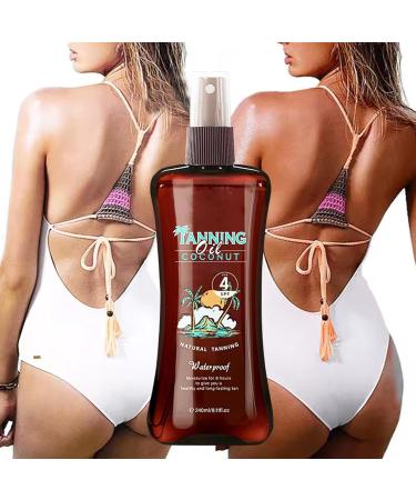 Self-Tanning Lotion | 240ml Travel Size | Long-Lasting Natural Moisturizing Body Cream - for Tanning at the Beach Pool Outdoors Holidays Resorts Summer Travel and Garden - Buy Online on GoSupps.com