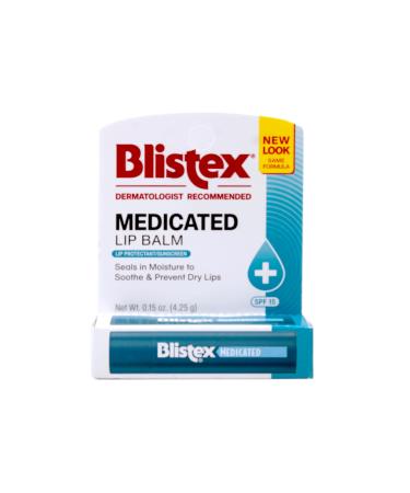 Blistex Medicated Lip Balm 0.15 Ounce SPF 15 Hydrating Pack of 24 24 Count (Pack of 1) Lip Balm