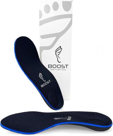 Boost Orthotics Plantar Fasciitis Arch Support Insoles - Men's 5-5.5/ Women's 7-7.5 - Relieve Heel Pain, Flat Feet, High Arch, Foot Pain - Buy Online on GoSupps.com