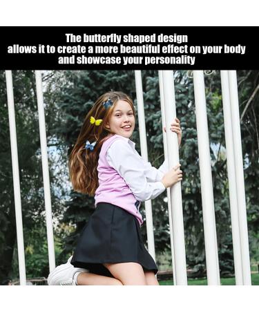 24 Butterfly Hairpins 10 Butterfly Clips Girls Butterfly Hair Accessories Girls Decorative Butterfly Hairpins Hair Snap Butterfly Clips - Buy Online on GoSupps.com