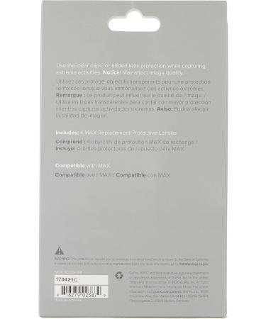 GoPro MAX Replacement Protective Lenses - Official Accessory ACCOV-001 | Clear Single Lens for Ultimate Protection - Buy Online on GoSupps.com