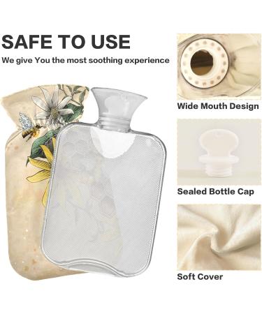 Buy Retro Honey Bee Apiary Hot Water Bottle 2L | BAP Free Pain Relief & Cramps - International Shipping Available - Buy Online on GoSupps.com