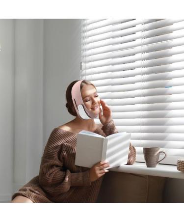 V Shaped Face Masque for Sagging - Breathable Elastic Face Tape - V Lines Face Lifting Strap Hook and Loop Chin and Cheek Lifting Bandage for V Face Lift Pink - Buy Online on GoSupps.com