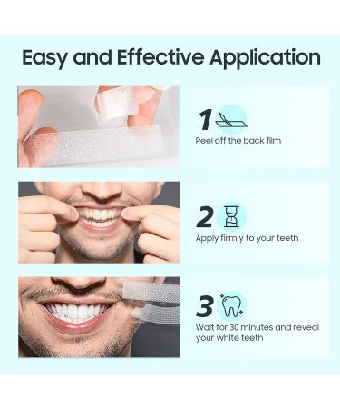 Enixwh Tooth Whitening Strips - 28 Safe Whitening Strips for Effective Teeth Bleaching at Home | Brighten Your Smile Naturally - Buy Online on GoSupps.com