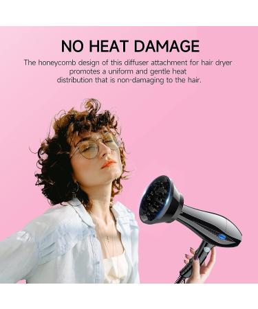 Universal Hair Diffuser Attachment for Curly Hair - Travel Friendly Blow Dryer Diffuser for Wavy Hair - Ideal Women's Gift - Buy Online on GoSupps.com