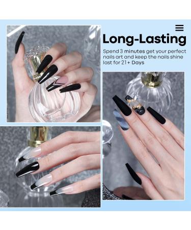 Modelones Dip Powder Black Color French Nail Dipping Powder 1 Oz - Odor-Free, Long-Lasting, No UV Lamp Needed - Buy Online on GoSupps.com