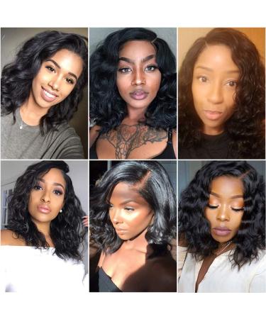 18 Inch Brazilian Remy Human Hair Lace Front Wig Natural Wavy Style 180% Density for Women - Buy Online on GoSupps.com