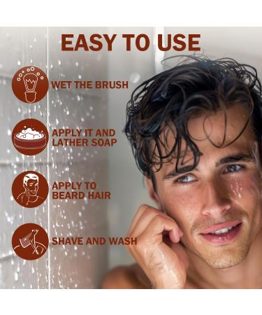 Premium Sandalwood Shaving Soap for Men | Rich Foam & Moisturizing Beard Soap | International Shipping - Buy Online on GoSupps.com