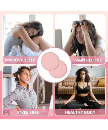 SHCHME 2 PCS Castor Oil Pack SHCHME Castor Oil Pack Castor Oil Pack Wrap Breast Pads Reusable and Washable Castor Oil Pack Compress for Breast (Oil Not Included)(Breast Pads Pink) - Buy Online on GoSupps.com