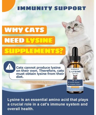 SANTKOL L-Lysine Supplement for Cats - Immune Support - for Feline Respiratory Sneezing Runny Nose Eye Function Cat Calming Pheromone Spray Reduce Scratching Fighting Peeing Marking - Buy Online on GoSupps.com