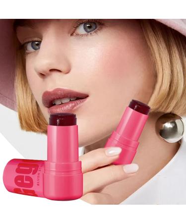 Cream Blush & Lip Multi Stick - Jelly Texture Cheek Blush Stick | Lightweight Cream Blusher Effortlessly Blends for Cheeks or Lips 02# - Buy Online on GoSupps.com