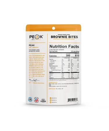 Peak Refuel Dessert Bites | Peanut Butter Chocolate Chip Cookies & Fudge Brownies | High Protein Snack Packs for Backpacking and Camping - Buy Online on GoSupps.com