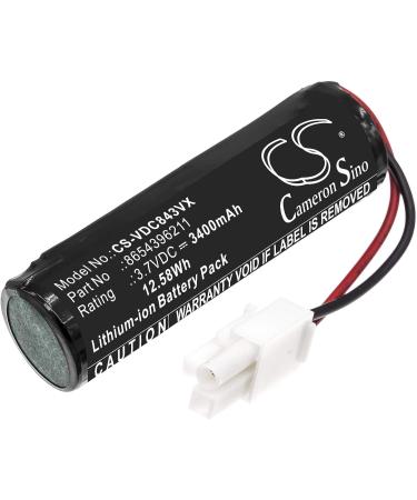 Replacement Battery for Vileda Quick & Clean VI409842 - 3400mAh/3.7V Compatible | Fast International Shipping - Buy Online on GoSupps.com