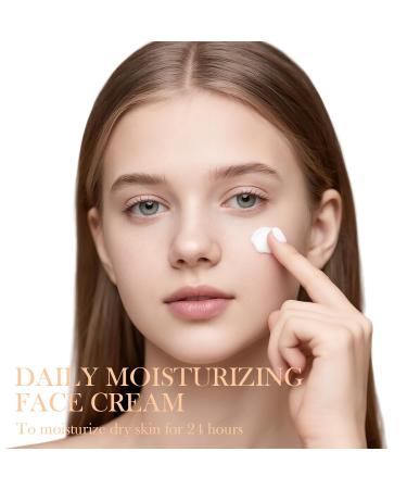 IREV Rice Moisturizing Cream Hydrating Face Moisturizer For Dry Combination Skin Daily Face Cream Targets Dryness Strengthens Skin Barrier Lightweight Fast Absorbing 1.76oz 50g - Buy Online on GoSupps.com
