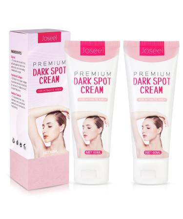 2Pcs Dark Spot Corrector Cream  Dark Spot Remover for Body  Underarm Cream  Armpit  Neck  Back  Knees  Elbows  Private Areas  Intimate Areas  2PCS x 60ML