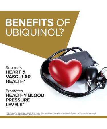 Qunol Ubiquinol CoQ10 Lot de 60 g lules molles 100 mg Ubiquinol Forme active de coenzyme Q10 antioxydant pour la sant cardiaque niveaux de pression art rielle sains b n fique pour les - Buy Online on GoSupps.com
