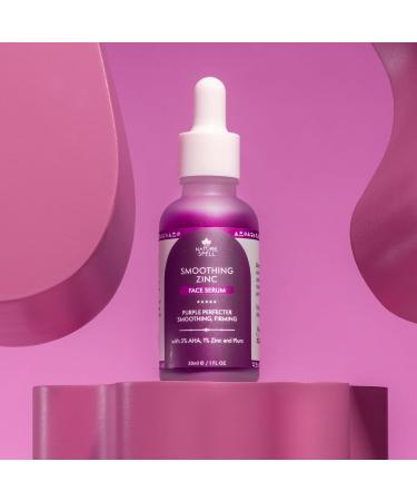 Nature Spell Glycolic Acid Face Serum Anti Aging Smoothing Serum 100 Vegan Made In The UK Improves Skin Texture purple 30 ml - Buy Online on GoSupps.com