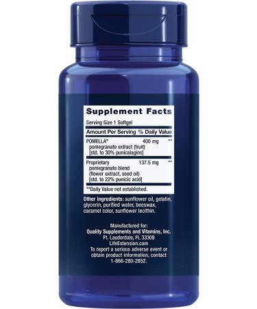 Buy Life Extension Pomegranate Complete 30 Softgels | Antioxidant Support & Health Boost - Buy Online on GoSupps.com
