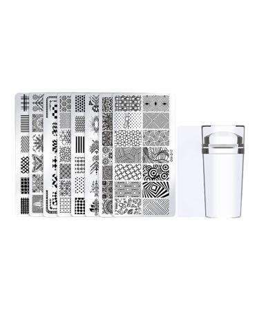 Kasituny Nail Creativity Molding Plate - DIY Steel Stamping Dish for Unique Nail Art - International Shipping Available - Buy Online on GoSupps.com