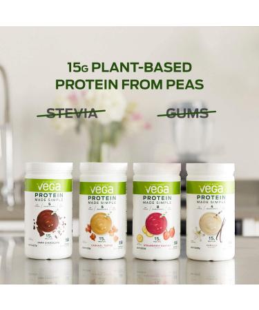 Vega Protein Made Simple Strawberry Banana - 9.3 oz (263 g) | Plant-Based Protein Powder - Buy Online on GoSupps.com