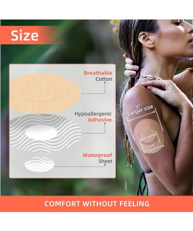 Carbou Freestyle Adhesive Patches 25 PCS - Waterproof Sensor Covers for Libre Enlite Guardian - Breatheable CMG Sensor Patches - Long Lasting Fixation (Tan) - Buy Online on GoSupps.com