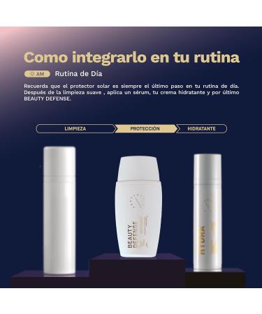  SANTAMARINA Santamarina Cosmetics Beauty Defense Facial Sunscreen SPF 50+ - All skin types - Lightweight facial sunscreen SPF 50+ - Second-skin effect - Protects prevents dark spots and beautifies - 50 ml - Buy Online on GoSupps.com