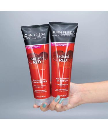 Radiant Red Boosting Shampoo - 8.3 oz Daily Shampoo for Enhanced Red Hair Shades with Pomegranate & Vitamin E - Buy Online on GoSupps.com