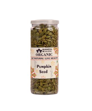 Blessfull Healing Organic Pumpkin Seeds 200 Gram Airtight Container (Packing May Vary)