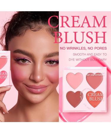 Blush Palette Contour And Highlight Blush Palette Blendable Cosmetics Makeup for Date Event Holiday Travel and Wedding - Buy Online on GoSupps.com