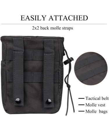 Shop Gexgune Tactical Hunting Ammo Bag - Nylon Dump Pouch for Military & Utility Use - Black Molle Gun Magazine Carrier - International Shipping Available - Buy Online on GoSupps.com