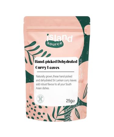 Curry Leaves Natural Dehydrated 25g Handpicked not Curry Leaves Dried or Dried Curry Leaves Essential Spices for South Asian Dishes - Superior Flavour Sri Lankan Curry Spices by Island Source