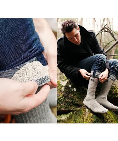 People Socks Merino Wool Crew Socks 4-Pack - Arch Support, Made in USA - Large 71% Premium Blend - Charcoal Black, Navy, Brown (2x Large, 2x Large 2) - Men's Women's - Buy Online on GoSupps.com