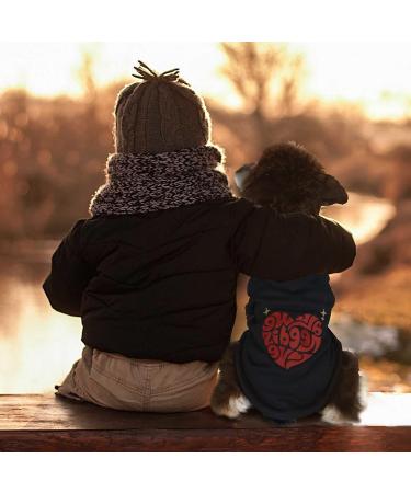 Fashion Dog Hoodie for Medium and Small Dogs | Cute Embroidered Patterns | All We Need Is Love - Buy Online on GoSupps.com