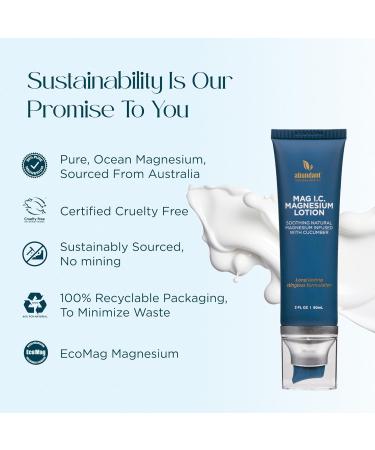 Abundant Natural Health Ocean Magnesium Total Topical Bundle Helps Aid Aches and Bruises Stingless Effective and Quick Absorption Fragrance-Free - Buy Online on GoSupps.com