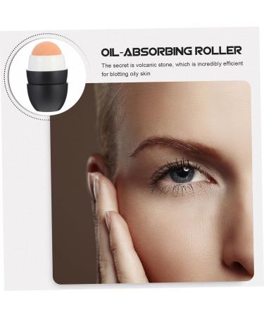 FRCOLOR Volcanic Stone Oil-absorbing Ball Skin Care Tools Cleaning Products Skin Deoiling Product Facial Tools for Skin Care Reusable Face Roller Simple Volcanic Stone Face Roller Portable 5x3cm Black - Buy Online on GoSupps.com