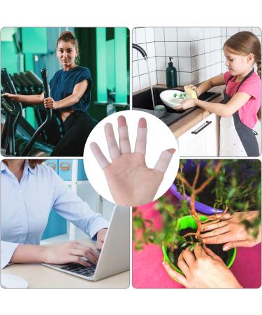 Prsacco 14 Pcs Silicone Finger Protectors - Gel Finger Cots for Blister Protection - Buy Online on GoSupps.com
